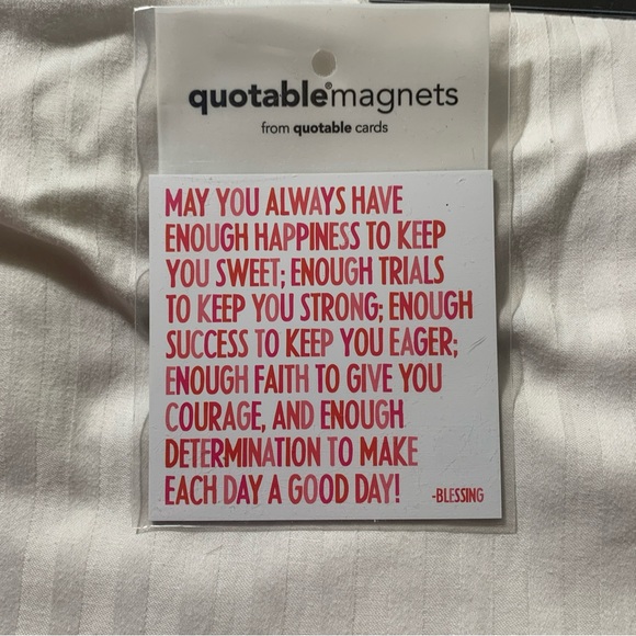 Quotable Magnets By Quotable Cards Lot Of 6 Inspirational Sayings USA Made - Picture 2 of 7